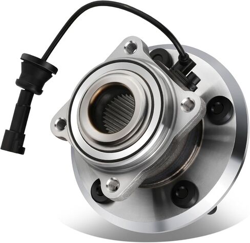 Auto Dynasty - Factory Style Rear Wheel Bearing Hub Assembly with ABS Sensor Cable and Plug Compatible with Chevy Equinox GMC Terrain 2010-2017, Driver or Passenger Side, Bare Steel in Kuwait