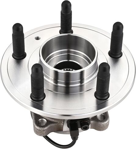 Auto Dynasty - Factory Style Rear Wheel Bearing Hub Assembly with ABS Sensor Cable and Plug Compatible with Chevy Equinox GMC Terrain 2010-2017, Driver or Passenger Side, Bare Steel in Kuwait