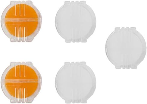 5 PCS Beeswax Thread Conditioner, Thread Wax with Plastic Storage Box for Hand Sewing, Embroidery and Quilting(Yellow and White) in Saudi Arabia