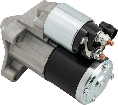 Torchbeam Starter Motor Fit for Fiat Dodge: 2014-2019 500 1.4L, 2013-2016 Dart 1.4L (Mitsubishi PMGR; 12-Tooth) 1.2KW 10874 M000T33872 M0T33872 M0T33872ZC 56029698AA in Kuwait