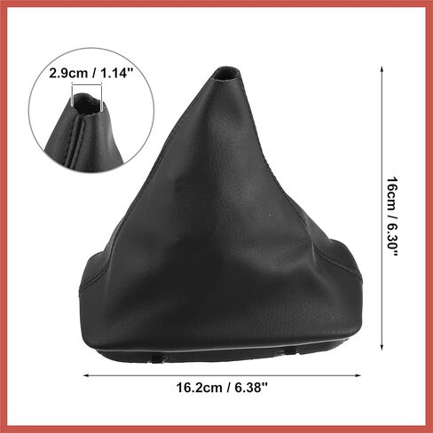 ACROPIX Car Shift Boot Cover Gear Shift Knob Handbrake Gaiter Boot PU Leather for Mercedes-Benz C-Class W204 2008-2013 Car Parts in Kuwait