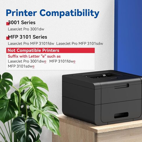 138A Black Toner Cartridge for HP LaserJet Pro MFP 3101fdw 3101sdw 3001dw Toner Compatible for HP 138A W1380A 138X W1380X Black LaserJet Toner Cartridges for LaserJet 3001 3101 Series, 2 Pack in Saudi Arabia
