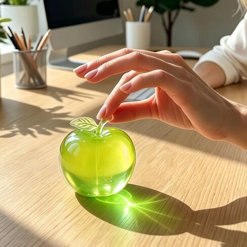 Squeeze Toys, Squishy Fidget Toys, Non-Sticky Slow Rising Squeeze Balls, Fruit-Shaped Desk Squishies for Relaxation and Focus – Office Desk Decor, Stress Relief for Adults, Green in Kuwait