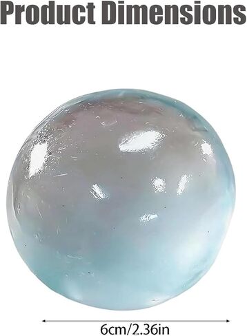 Coconut Oil Stress Ball,Squishy Stress Ball,Coconut Oil Squishy,Coconut Oil Stress Ball,Handmade Malleable Clear Jelly Bubblegum Texture Coconut Oil Squish (3 PCS ) in Kuwait