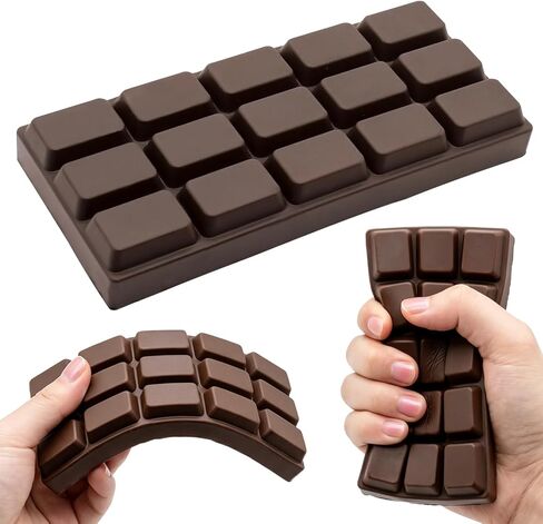 Chocolate Squishy Toy, Squishies Slow Rising Stress Relief Squeeze Fidget Toy, Soft Simulation Food Squishy for Kids Anxiety Relief Birthday Gifts Party Favors in Saudi Arabia