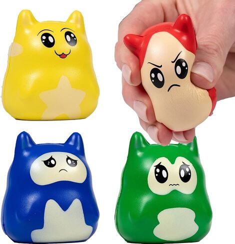 Mood Dudes - Emotions & Feelings Play Therapy Toys for Kids Age 3+ – Calming Corner Items & Calm Down Corner Supplies, Emotional Regulation Tools for Kids (Happy, Sad, Angry, Afraid) in Saudi Arabia