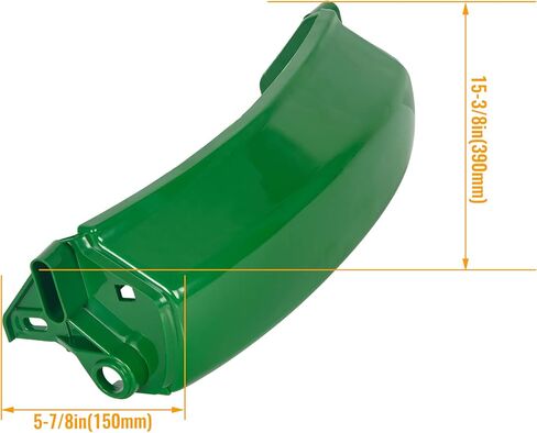 HECASA المصد الأمامي الجديد للجرار ومجموعة غطاء المحرك العلوي المتوافقة مع John Deere LT133 LT155 LT166 LT150 LT160 LT170 LT180 LT190 - استبدال AM132530 AM128998 in Kuwait