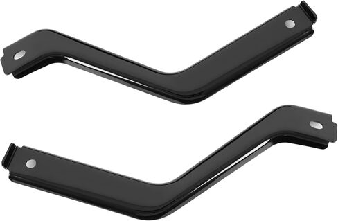 ALMULOO Front Bumper Bracket Compatible with 2009-2014 Ford F-150, 2010-2014 Lincoln Mark LT Steel Powder Coated Black Replace for FO1066181, FO1067181, FO1066178, FO1067178, FO1066179, FO1067179 in Kuwait