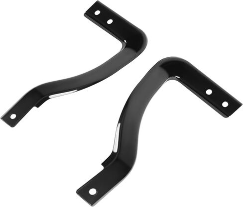 ALMULOO Front Bumper Bracket Compatible with 2009-2014 Ford F-150, 2010-2014 Lincoln Mark LT Steel Powder Coated Black Replace for FO1066181, FO1067181, FO1066178, FO1067178, FO1066179, FO1067179 in Kuwait