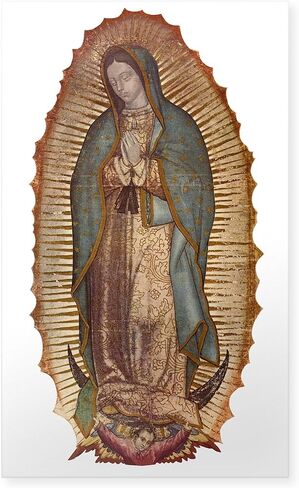 ملصق سيارة CafePress Our Lady of Guadalupe مستطيل الشكل in Kuwait
