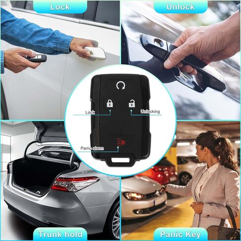 X AUTOHAUX 2 مجموعة 315 ميجا هرتز M3N-32337100 دخول بدون مفتاح عن بعد الإشعال المستجيب مفتاح فوب لشفروليه سيلفرادو لجي إم سي سييرا 2014-2019 46 رقاقة 4 أزرار 2 مجموعات in Kuwait