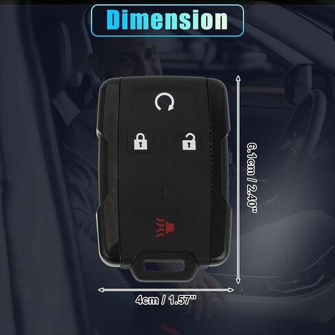 X AUTOHAUX 2 مجموعة 315 ميجا هرتز M3N-32337100 دخول بدون مفتاح عن بعد الإشعال المستجيب مفتاح فوب لشفروليه سيلفرادو لجي إم سي سييرا 2014-2019 46 رقاقة 4 أزرار 2 مجموعات in Kuwait