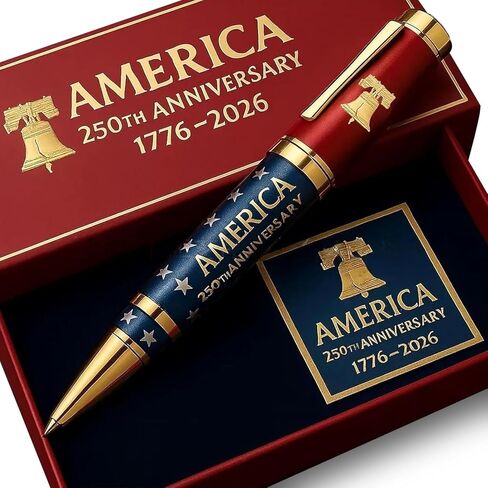 250th Anniversary Commemorative Ballpoint Pen, 250t Anniversary Pen, 250 Years of America Freedom, 4th july (250Th - 0) in Saudi Arabia