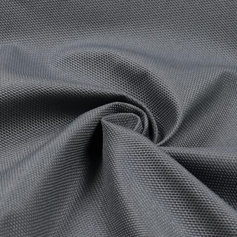 Soft Waterproof Canvas Fabric PU Backing, 600 Denier Ripstop UV Protection 48 x 60 Inch Canvas Cordura Fabric for Outdoor/Indoor, DIY Crafts, Bags, Awning, Marine, Furniture Cover(Black) in Saudi Arabia