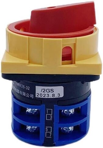 LW26GS-32/04-2 Rotary Cam Switch 2 Position ON-Off Padlock 690V 32A Poles Universal Changeover Switches Silver Contact YMW26 in Saudi Arabia