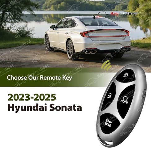 Replacement for 2023 2024 2025 Hyundai Sonata Key Fob Remote Control TQ8-FOB-4F61M43 5 Buttons 4A 433MHz in Kuwait