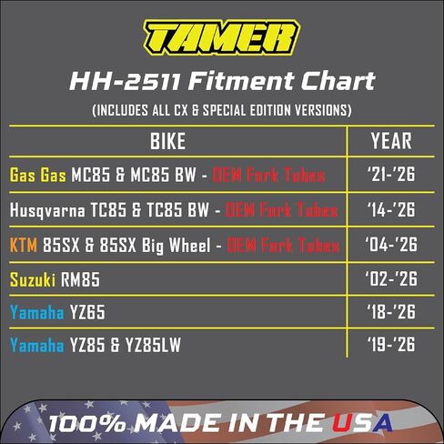 Tamer MX HH-2511 Double Button Motocross Holeshot Device – Fits GasGas, Husqvarna, KTM, Suzuki, and Yamaha - Black Launch Control System with WDS 2.0 Ring – Dirtbike Start Device – Made in USA in Saudi Arabia