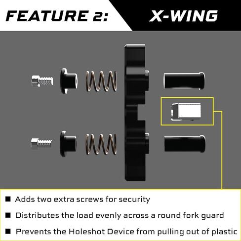 Tamer MX HH-2511 Double Button Motocross Holeshot Device – Fits GasGas, Husqvarna, KTM, Suzuki, and Yamaha - Black Launch Control System with WDS 2.0 Ring – Dirtbike Start Device – Made in USA in Saudi Arabia