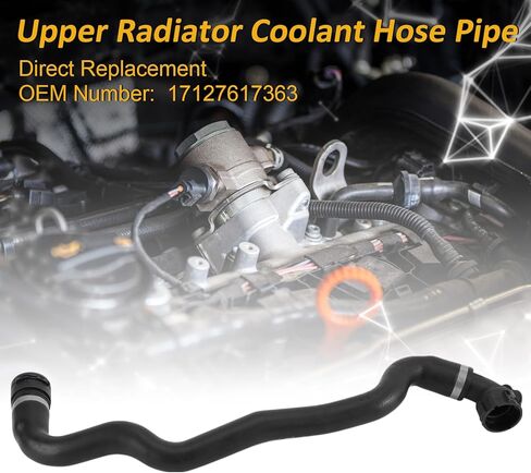 17127617363 Coolant Pipe Water Tank Water Supply Pipe for BMW 2015-2018 2 Series F46 F45 & MINI CLUBMAN COUNTRYMAN 3Door Edition 5Door Edition Convertible Replacement # 771498 32386 in Saudi Arabia