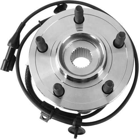 Auto Dynasty Factory Style Front Wheel Bearing Hub Assembly with ABS Sensor Plug Compatible with Ford Explorer (Sport Trac) Ranger Mountaineer Mazda B Series 4WD 1995-2010, Driver or Passenger Side in Kuwait