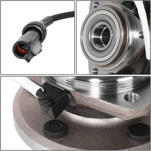 Auto Dynasty Factory Style Front Wheel Bearing Hub Assembly with ABS Sensor Plug Compatible with Ford Explorer (Sport Trac) Ranger Mountaineer Mazda B Series 4WD 1995-2010, Driver or Passenger Side in Kuwait