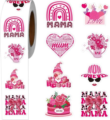 Fairy Stickers Roll for Adults - 1000 Pcs Fairy First Birthday Decorations Stickers, Spring Waterproof Scrapbook Decals for Water Bottle Laptop Luggage, Party Favor Supplies in Saudi Arabia