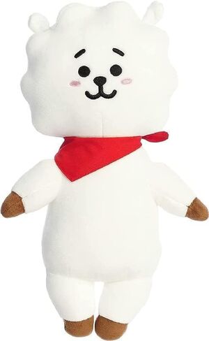 Aurora Lovable BT21 RJ Stuffed Animal - Collectible Fun - Delightful Cuteness - White 13 Inches in Kuwait
