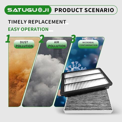 28113-D3300 97133-D1000 Engine & Cabin Filter Set Fit for Hyundai Tucson 2016-2021, for Kia Sportage 2017-2022 in Saudi Arabia