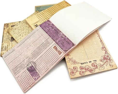 180pcs Vintage Scrapbook Paper Craft Decorative Supplies for Scrapbook Junk Journal Planners Album Collage Card Embe Making 3.9 x 5.1 inches in Kuwait