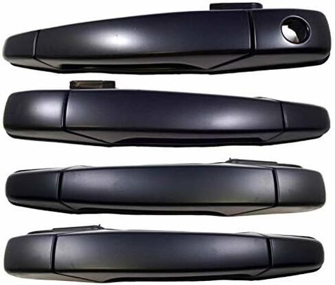 PT Auto Warehouse GM-3545P-QPK - Exterior Outside Door Handle, Primed Black - Front/Rear Left/Right, Set of 4, Replaces 84053444, 84053446, 84053456, 84053458, 15915130, 15846759 in Kuwait