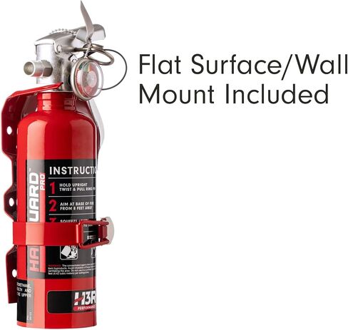 H3R Halon Fire Extinguisher for Car – HalGuard PRO Clean Agent, 1.25 lb Red, Vehicle & Auto, UL Listed (HP100R) in Kuwait
