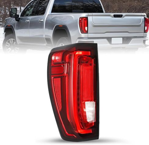 SOCKIR FULL LED Type for 2019-2024 GMC Sierra 1500 2500 3500 HD Tail Light Assembly Replacement Outer Rear Taillight OE Brake Tail Lamp Pair Set in Saudi Arabia