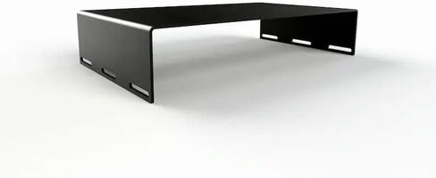 Industrial‑Style Solid Metal Monitor Riser, PC Desk Stand, Space‑Saving Desktop Organizer in Saudi Arabia