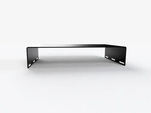 Industrial‑Style Solid Metal Monitor Riser, PC Desk Stand, Space‑Saving Desktop Organizer in Saudi Arabia