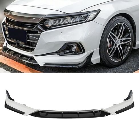 ACR Style Front Bumper Lip for Honda Accord 10.5th Gen 2021 2022 Front Lip Splitter ABS Plastic Body Kit in Saudi Arabia