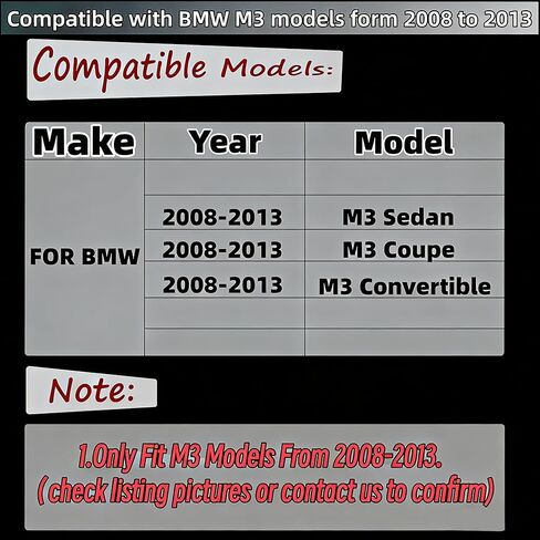 الشفة الأمامية M3 تناسب فقط مصدات M3 الأصلية 2008-2013، ممتص الصدمات الأمامي السفلي لسد الهواء من المصنع حصريًا (لا يناسب المصدات الرياضية المعدلة أو M) in Kuwait