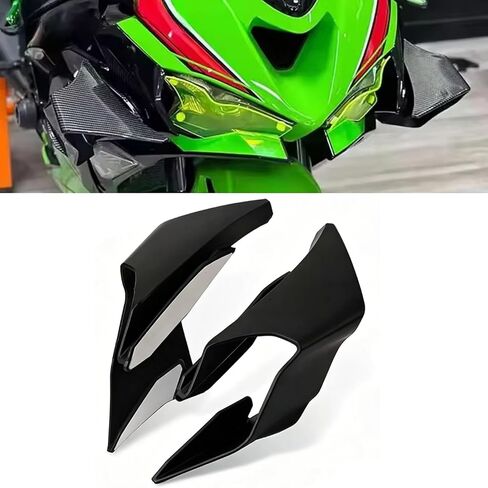 for Ninja ZX6R ZX-6R Zx6r zx636 2024 2025 2026 Accessories Motorcycle Side Fairing Winglet Spoiler Aerodynamic Wing Shell Cover Protection Kit (Water Transfer Printing) in Saudi Arabia