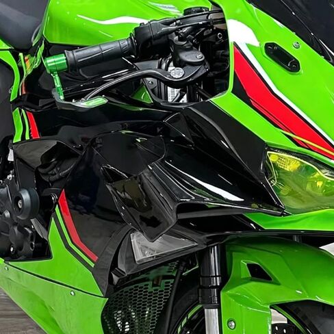 for Ninja ZX6R ZX-6R Zx6r zx636 2024 2025 2026 Accessories Motorcycle Side Fairing Winglet Spoiler Aerodynamic Wing Shell Cover Protection Kit (Water Transfer Printing) in Saudi Arabia