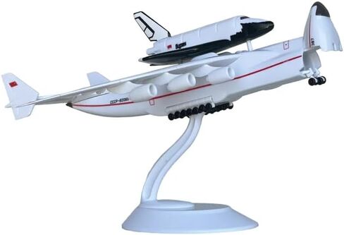 1/400 Scale an 225 Model Plane with Detachable Buran Space Shuttle Plane 8.3 Inches Antonov 225 Transport Cargo Plane with Upward-Opening Nose Ideal Collection and Gift in Saudi Arabia