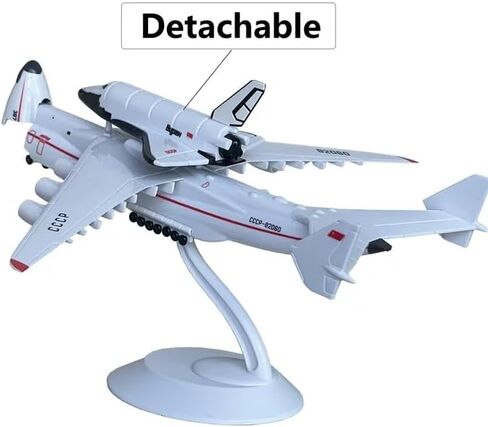 1/400 Scale an 225 Model Plane with Detachable Buran Space Shuttle Plane 8.3 Inches Antonov 225 Transport Cargo Plane with Upward-Opening Nose Ideal Collection and Gift in Saudi Arabia