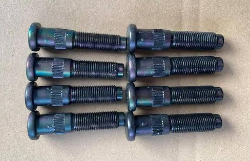 8pcs 9/16-18 Serrated Front Wheel Lug Studs 610-419 0.62 in. Knurl 2.6 in. UHL Length Replacement for 1994-1999 Dodge Ram 2500 4WD Model in Kuwait