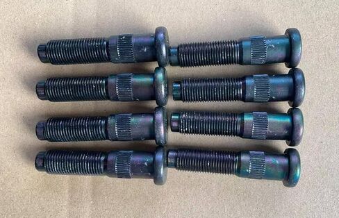 8pcs 9/16-18 Serrated Front Wheel Lug Studs 610-419 0.62 in. Knurl 2.6 in. UHL Length Replacement for 1994-1999 Dodge Ram 2500 4WD Model in Kuwait