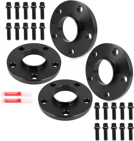 SCITOO 5x112 Wheel Spacers 15mm Spacers with 14x1.25 Bolts fit for 2020-2023 for BMW 430i,2020 for 440i,2018-2020 for 520i,2018-2023 for 530e,2017-2022 for 540i,2019-2023 for 118i 4Pcs in Kuwait