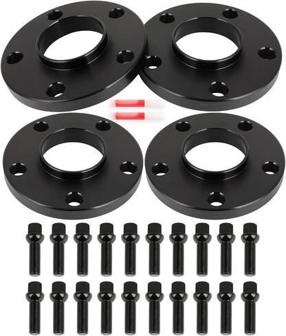 SCITOO 5x112 Wheel Spacers 15mm Spacers with 14x1.25 Bolts fit for 2020-2023 for BMW 430i,2020 for 440i,2018-2020 for 520i,2018-2023 for 530e,2017-2022 for 540i,2019-2023 for 118i 4Pcs in Kuwait