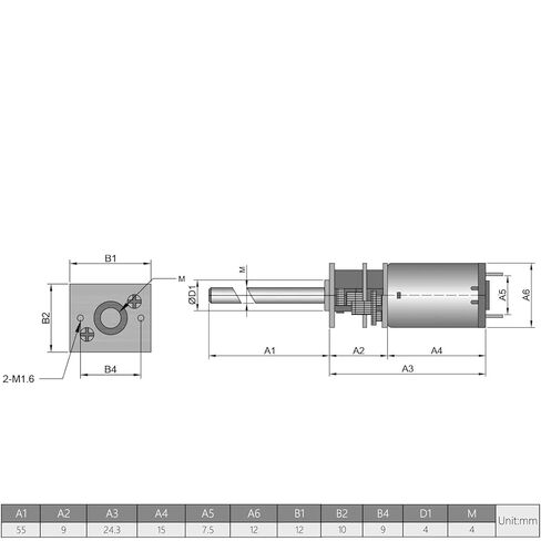 Jutagoss 4pcs DC 12V 1000RPM Gear Motor Mini N20 علبة تروس لتقليل السرعة مع عمود لولبي M4 × 55 مم للمصاعد، معدات الهبوط، الأذرع الميكانيكية، الألعاب الإلكترونية in Kuwait