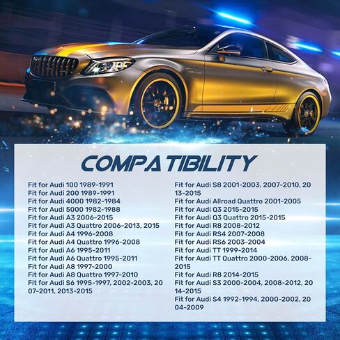 TadaMark 5x100 أو 5x112 فواصل عجلة محورية 15 مم 5 محولات عجلة العروة تناسب Audi A3 A4 A6 A8 Q3 R8 RS4 RS6 S3 S4 S6 S8 TT Allroad Quattro CC GT Golf GTI 57.1 مم مع مسامير M14x1.5 - 4 قطع in Kuwait
