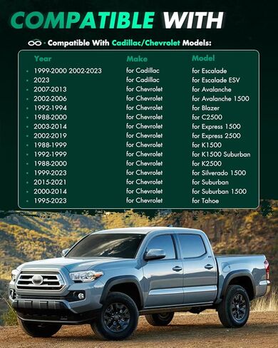 محولات عجلة SCITOO 4 قطع مقاس 1.25 بوصة لسيارة Chevy Avalanche 6x5.5 إلى 6x135 محولات فواصل العجلات مناسبة لسيارة Chevy Tahoe Blazer Sierra Yukon Bore 108 مم ترصيع 14x1.5 6Lug in Kuwait