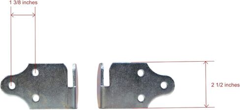The ROP Shop Corner Set Utility Trailer Wood Sides Latch Rack Stake Body Gates Brackets in Kuwait