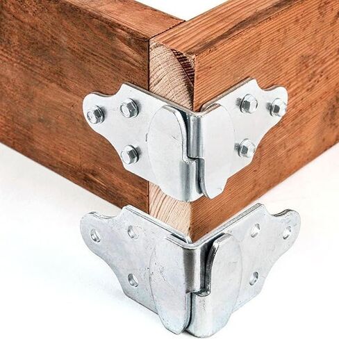 The ROP Shop Corner Set Utility Trailer Wood Sides Latch Rack Stake Body Gates Brackets in Kuwait
