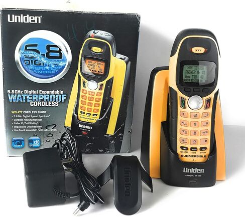 Uniden 5.8GHz Expandable Water-Submersible Handset Phone with Call Waiting/Caller ID in Kuwait
